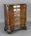 A late 17th century North Italian walnut chest W.2ft 8in. D.1ft 2in. H.3ft 2in.                                                        