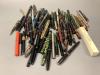 A quantity of various fountain pens                                                                                                                                                                                         