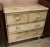 Victorian pine chest                                                                                                                   