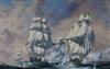 Michael Beeston, oil on canvas, "The War of 1812", 71 x 91cm                                                                           