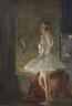 S. Byatt, oil on board, The Dancer, signed, with label verso, 34 x 24cm                                                                                                                                                     