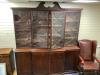 A George III mahogany breakfront library bookcase, length 232cm, depth 60cm, height 265cm                                                                                                                                   