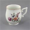 A Derby ovoid coffee cup, c.1758, h. 6.3cm                                                                                             