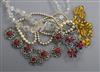 A quantity of costume jewellery.                                                                                                       