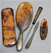 A tortoiseshell dressing table set                                                                                                     