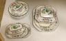 An early 20th century Copeland Spode floral part dinner service retailed by Waring and Gillow                                                                                                                               