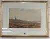 Vivian Rolt, watercolour, Windmill on Mill Hill, Shoreham by Sea, signed, 25 x 40cm                                                    