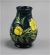 A small Moorcroft vase                                                                                                                 