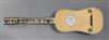 A German five double course Guitar, third quarter 17th century and later, possibly made by Fleicher 92cm long