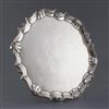 A George II silver salver by Robert Abercrombie, 32 oz.                                                                                