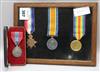 A World War I group of three medals to Private James A.W.Orbell 12290, Kings Rifles and an Queen Elizabeth II Imperial Service Medal   