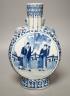 A 19th century Chinese blue and white moonflask 30.5cm                                                                                                                                                                      