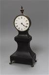 An early 19th century mantel timepiece (later movement) height 26.5cm                                                                  