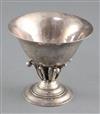 A 1920's/1930's Georg Jensen Danish sterling silver compote, no 17A, designed by Johan Rohde, 174 grams.                               