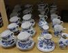 A Hutschenreuther, Germany, Blue Onion pattern tea and coffee service,                                                                 