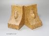 A pair of Mouseman bookends, 15cm                                                                                                                                                                                           