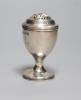 A George III silver pounce pot, London, 1812 (a.f.)                                                                                                                                                                         