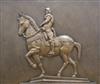 A plaque of knight on horseback 46.5 x 55cm                                                                                            