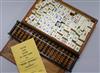 A Mahjong set and an abacus Mahjong box W.26cm x D.18cm                                                                                