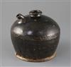 A Chinese Henan type dark brown glazed jar or kendi, Song dynasty, H.13.3cm                                                            