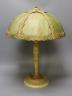 A Tiffany style mottled glass table lamp - 57cm tall                                                                                                                                                                        