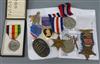 A group of medals comprising a U.S Distinguished Service Cross                                                                         