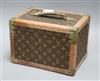 A vintage Louis Vuitton vanity case, serial no. 871789                                                                                 