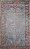 A Turkish blue ground rug, 6ft 5in by 4ft 5in.                                                                                         