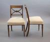 A set of six Regency mahogany dining chairs                                                                                                                                                                                 