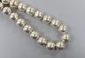 A large modern 925 spherical bead necklace, 58cm, 237 grams.                                                                                                                                                                