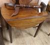 A George III Hepplewhite period mahogany Pembroke table                                                                                