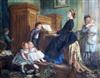 Circle of Frederick Walker A.R.A., O.W.S. (1840-1875) "Playing the Organ" 18.5 x 23.75in.                                              