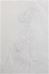 § Cecil Beaton (1904-1980) 'Ascot Lady' 20 x 14in.                                                                                     