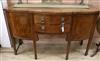 A George III style mahogany bowfront sideboard W.152cm                                                                                 