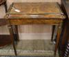 A Victorian walnut jardiniere table W.72cm                                                                                             