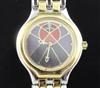 A lady's stainless steel and gold Omega De Ville 'Symbol' wristwatch,                                                                  