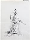 § Cecil Beaton (1904-1980) 'Mei Lan Fang' 23 x 17.5in.                                                                                 
