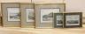 William Daniell, three coloured aquatints, Views of the Isle of Skye, 16 x 24cm and a pair of earlier engraved views by Eastgate                                                                                            