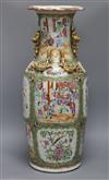 A large Chinese famille rose vase, 19th century height 61cm                                                                            