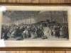 Francis Hall after William Powell Frith, engraving, The Railway Station 47x113cm                                                                                                                                            