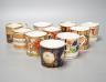 Ten various early 19th century English porcelain coffee cans                                                                                                                                                                