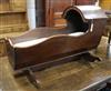 A 19th century mahogany cradle W.99cm                                                                                                  