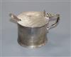 A Victorian silver circular mustard pot by Edward & John Barnard, London, 1856, 66mm.                                                  