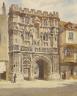 William Harding Smith (1848-1922), watercolour, Medieval gateway, signed, 42 x 34cm                                                                                                                                         
