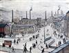 § Lawrence Stephen Lowry (1887-1976) Huddersfield 19 x 23in.                                                                           