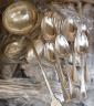 A large quantity of silver plated flatware                                                                                                                                                                                  