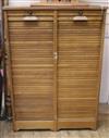 A French oak filing cabinet W.86cm                                                                                                     