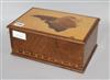 A Zitrin Brazil marquetry cigar box                                                                                                    