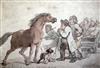 Thomas Rowlandson (1756-1827) 'A horse, the most serviceable animal to man and the most cruelly treated' 10.5 x 15.75in. Provenance: Th