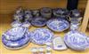 A collection of Spode china                                                                                                            